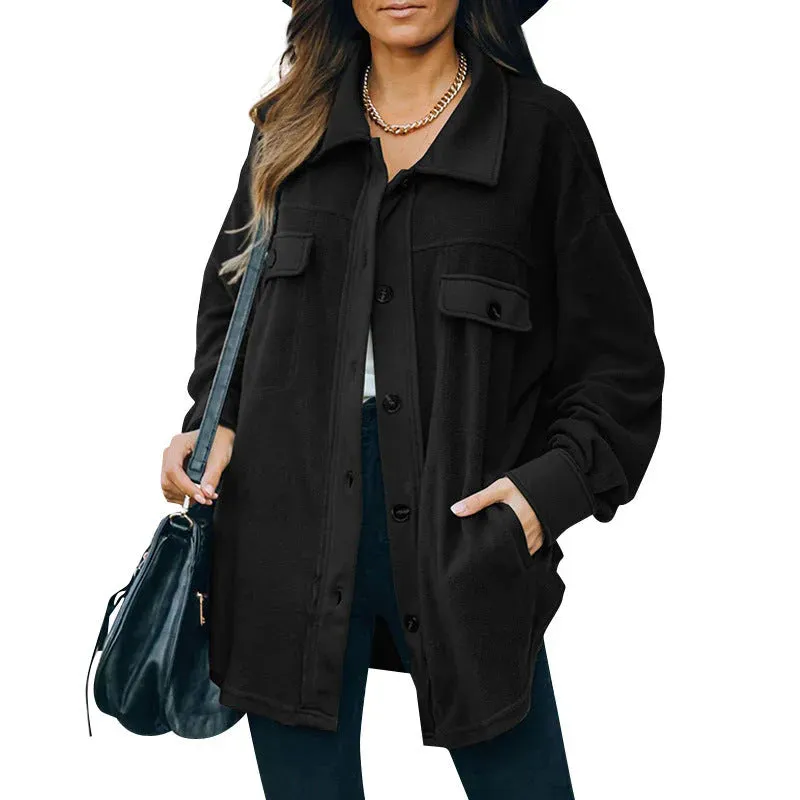 Elise - fleece button jacket