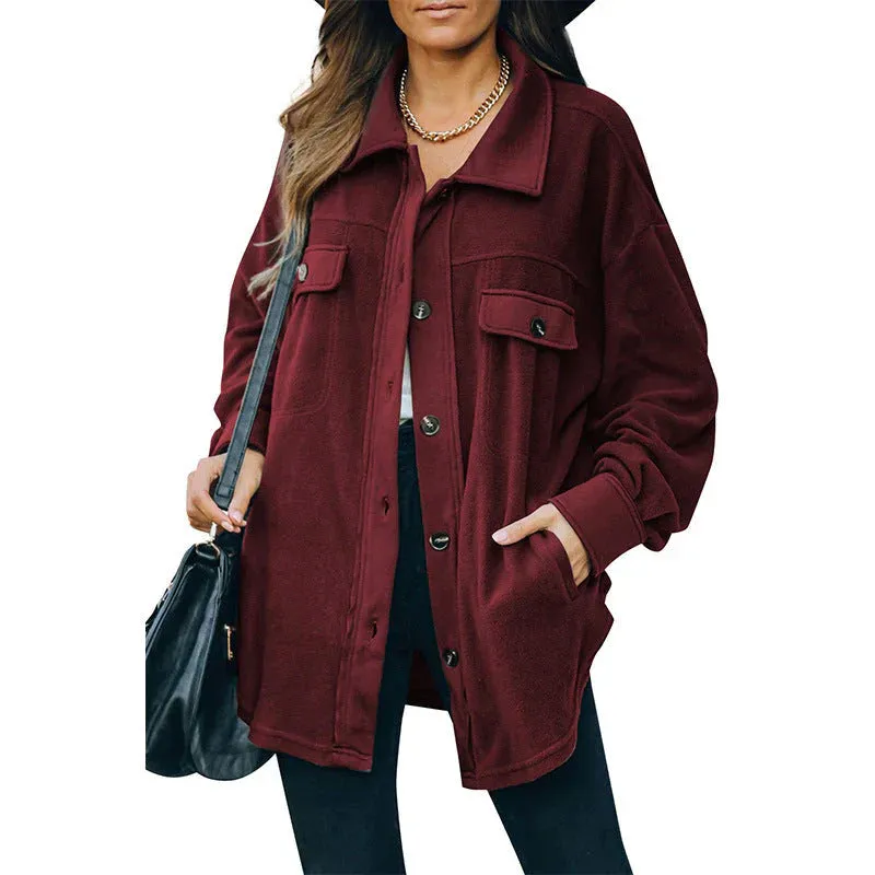 Elise - fleece button jacket