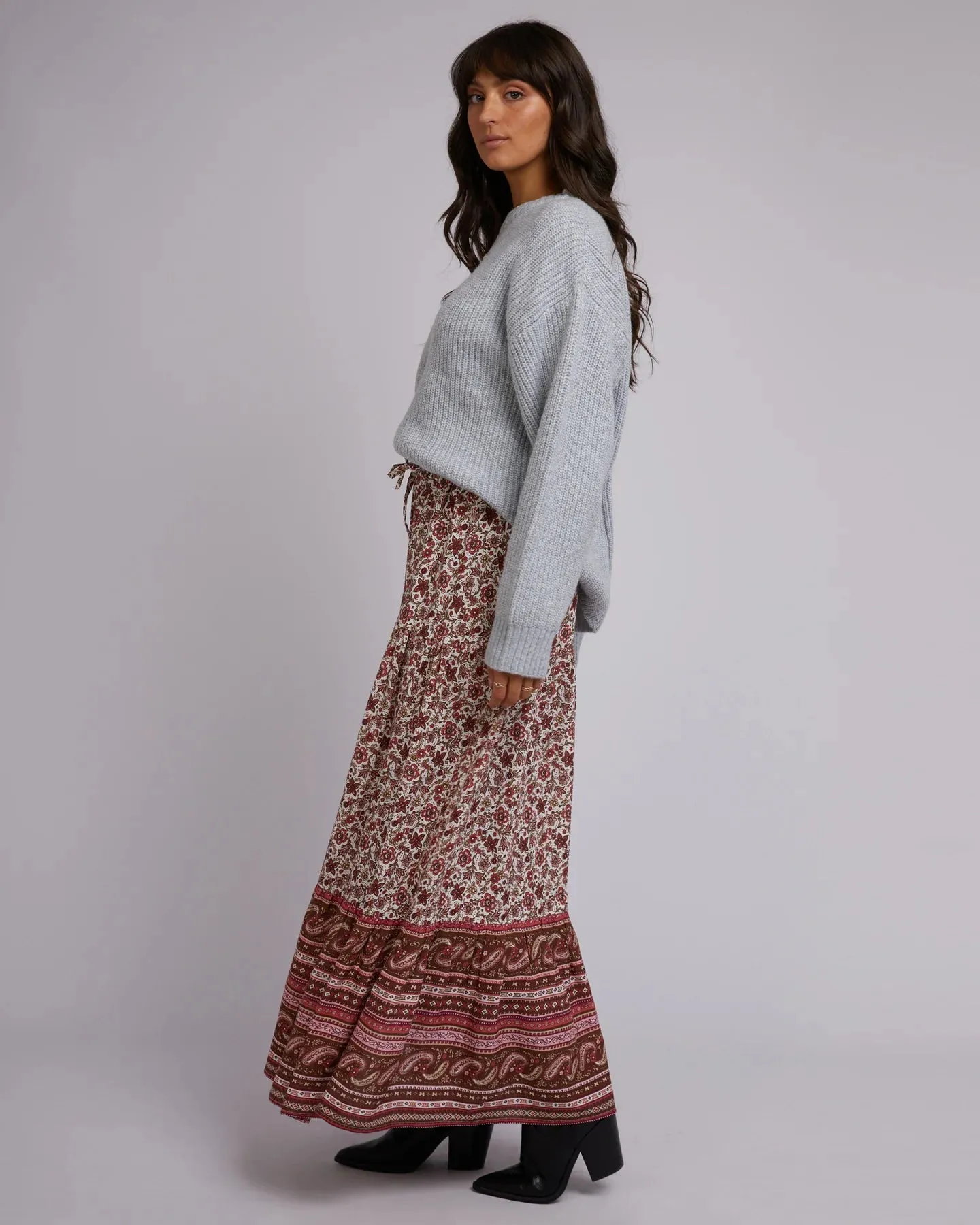 Elle Floral Maxi Skirt