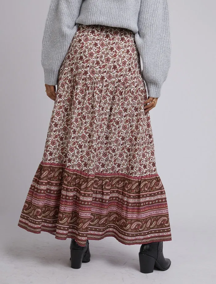 Elle Floral Maxi Skirt