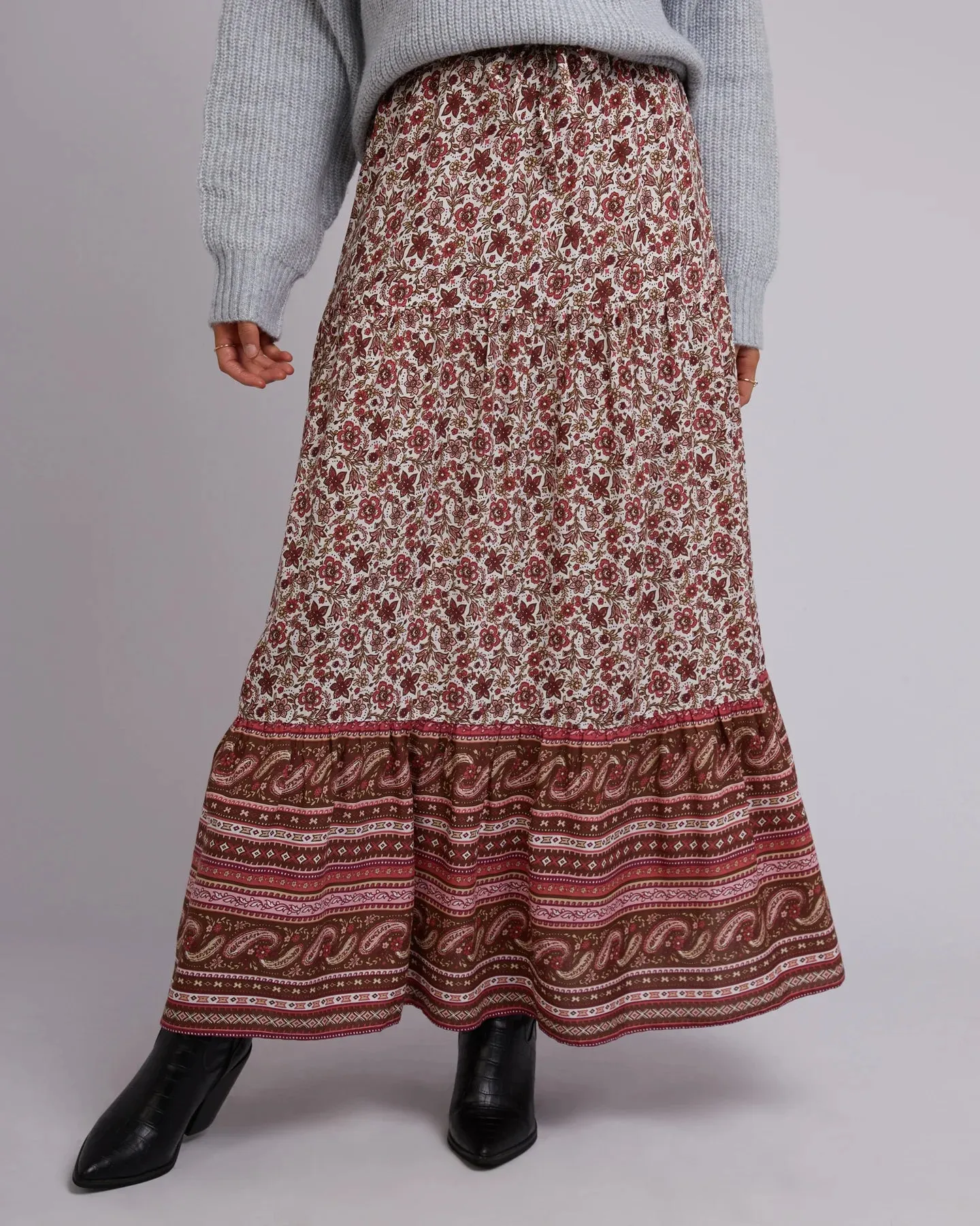 Elle Floral Maxi Skirt
