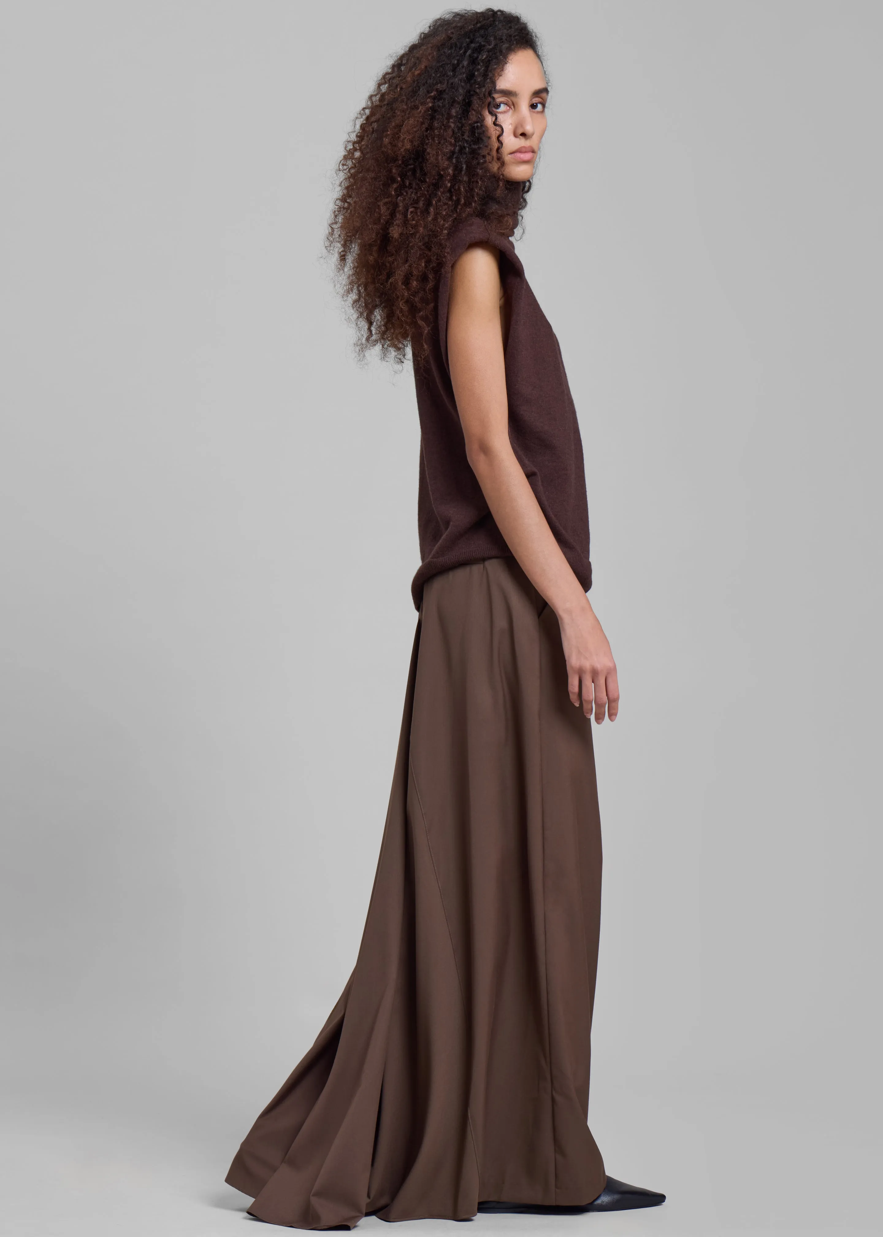 Eloise Maxi Skirt - Brown
