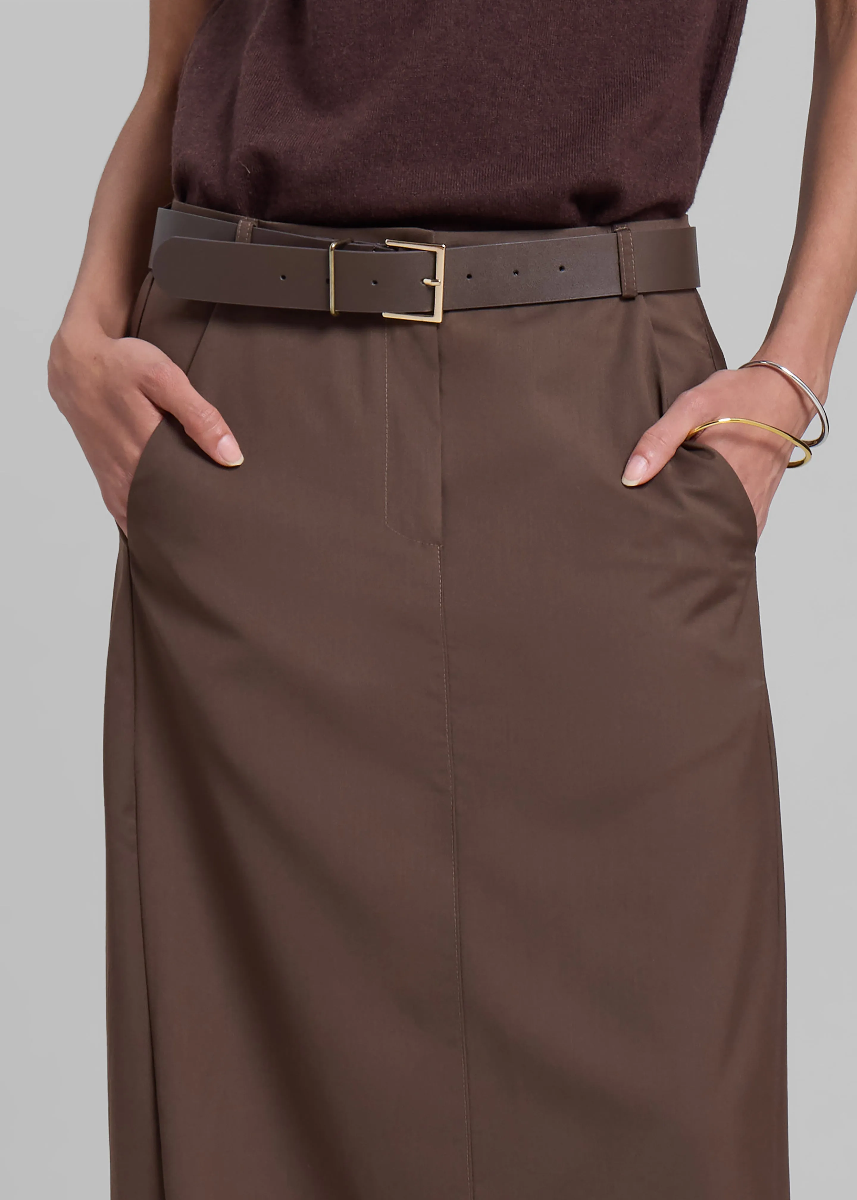 Eloise Maxi Skirt - Brown