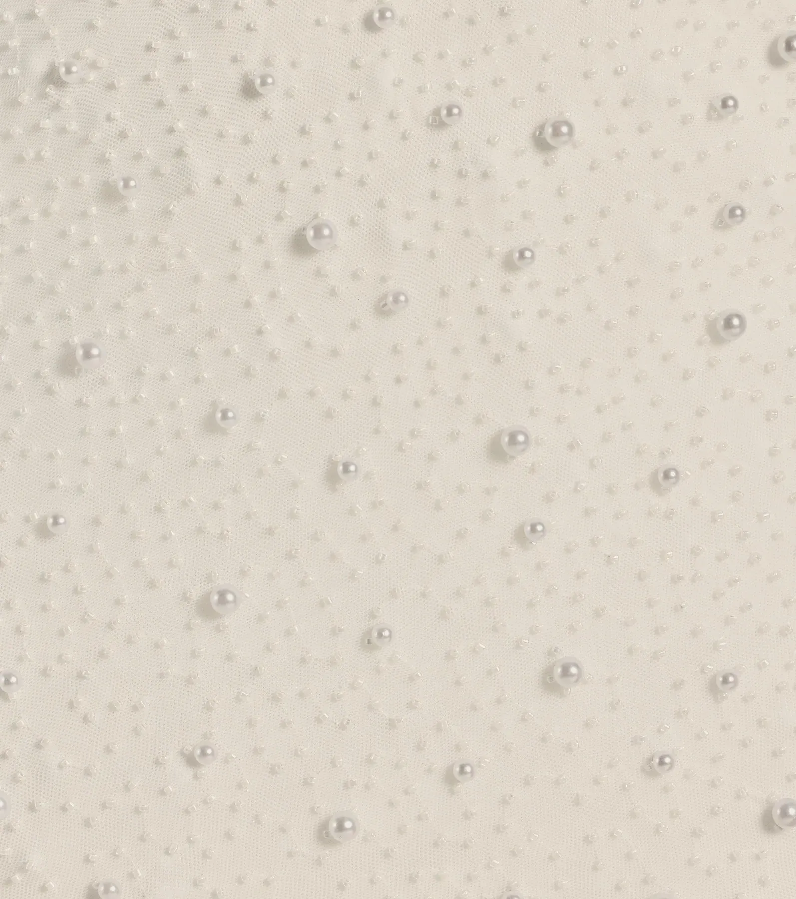 Emma Faux Pearl Beaded Long Sleeve Bodycon Dress
