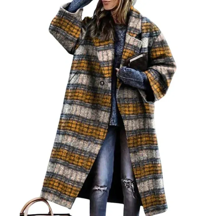 Enchanting Milla Wool Coat: Long & Warm
