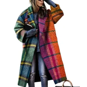 Enchanting Milla Wool Coat: Long & Warm