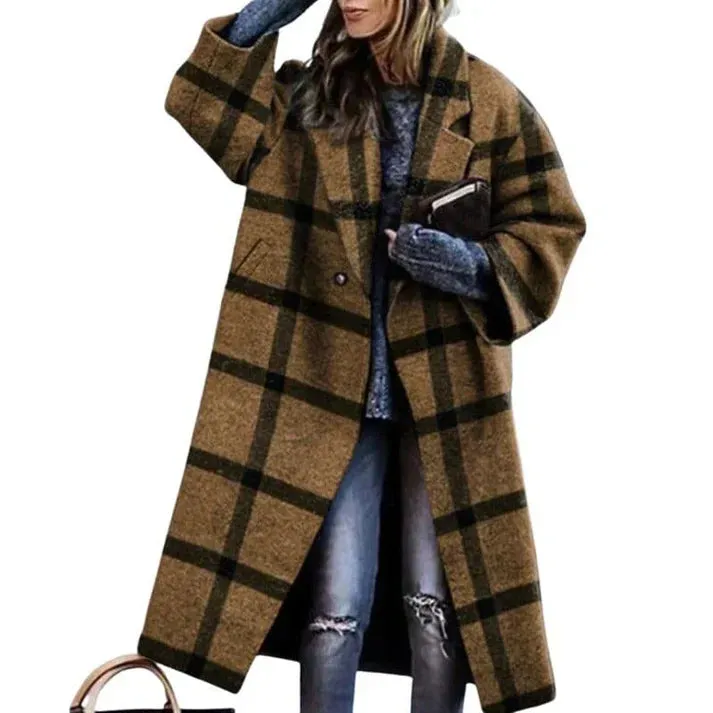 Enchanting Milla Wool Coat: Long & Warm