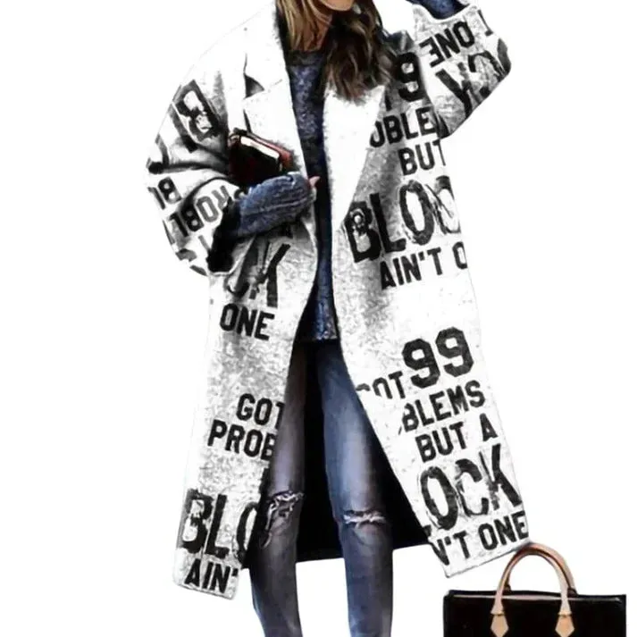 Enchanting Milla Wool Coat: Long & Warm