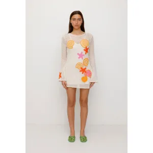 Enza Mini Dress - Creme