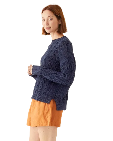Fisherman Crewneck Pullover