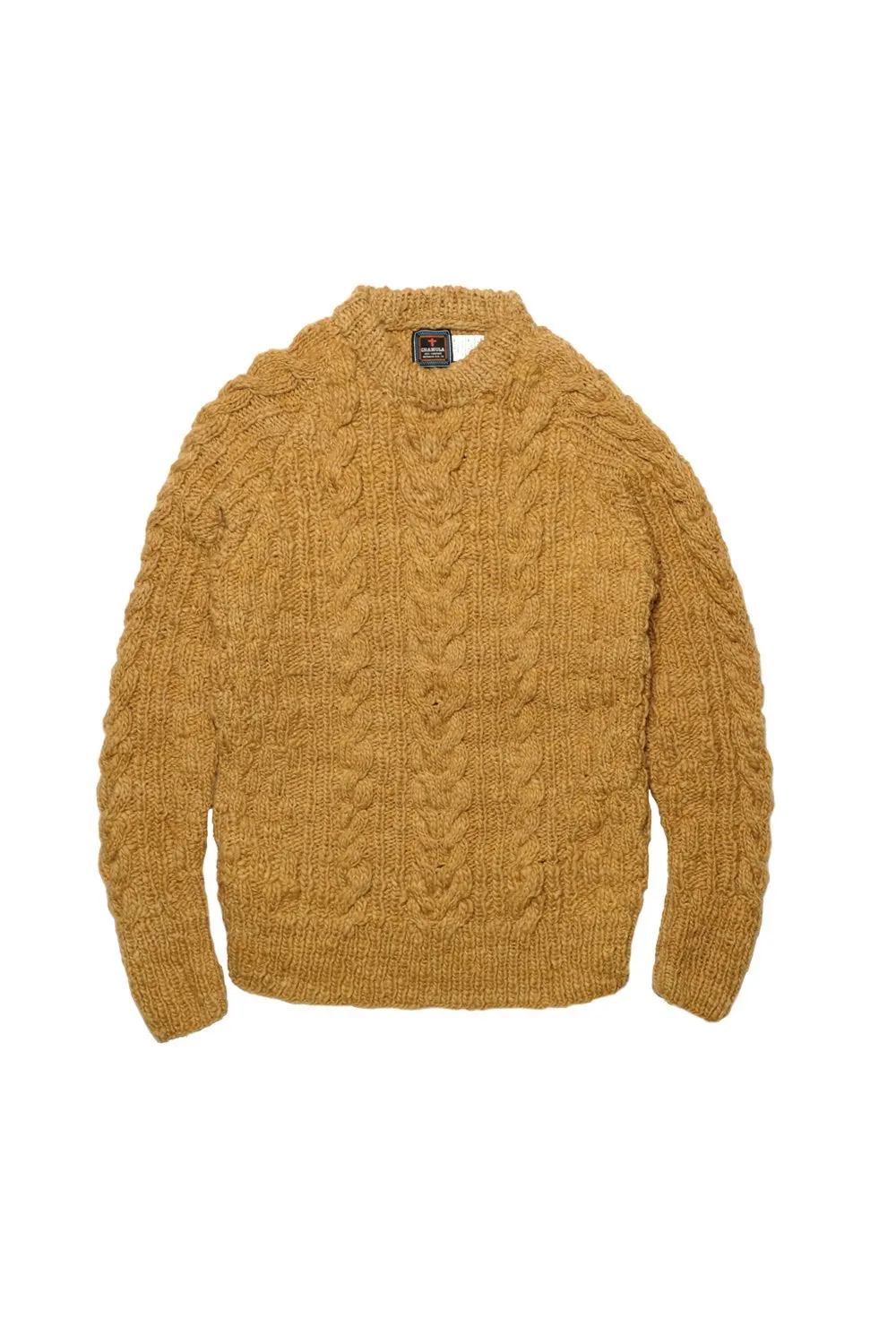 Fisherman Pullover - Dk. Gold