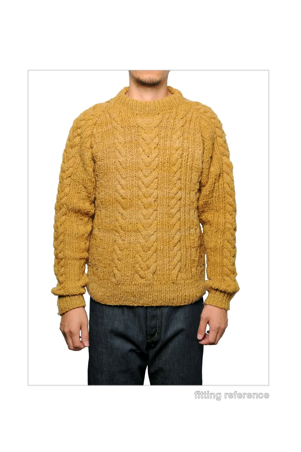 Fisherman Pullover - Dk. Gold