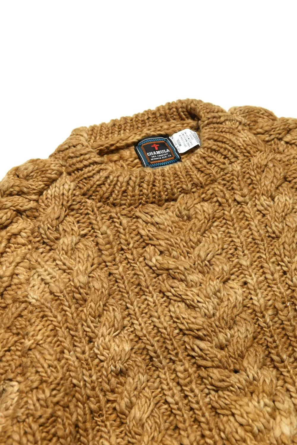 Fisherman Pullover - Dk. Gold