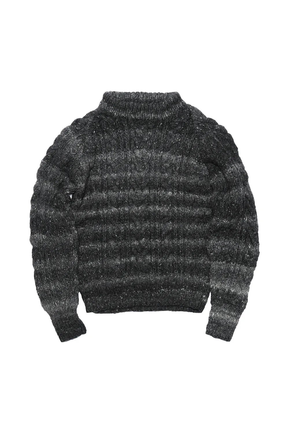 Fisherman Pullover - Grey Heather