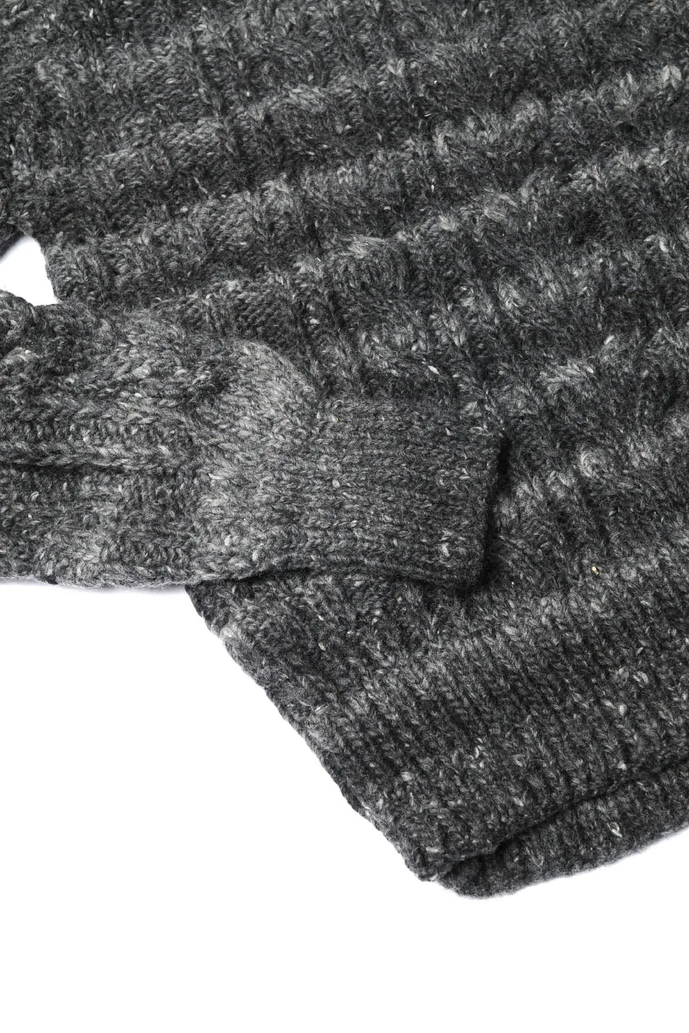 Fisherman Pullover - Grey Heather