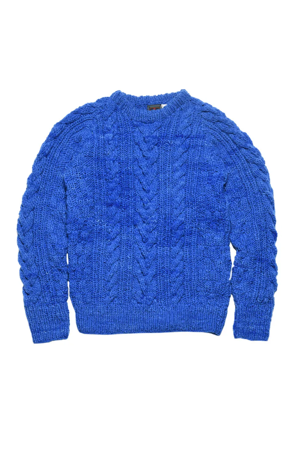 Fisherman Pullover - Med Royal