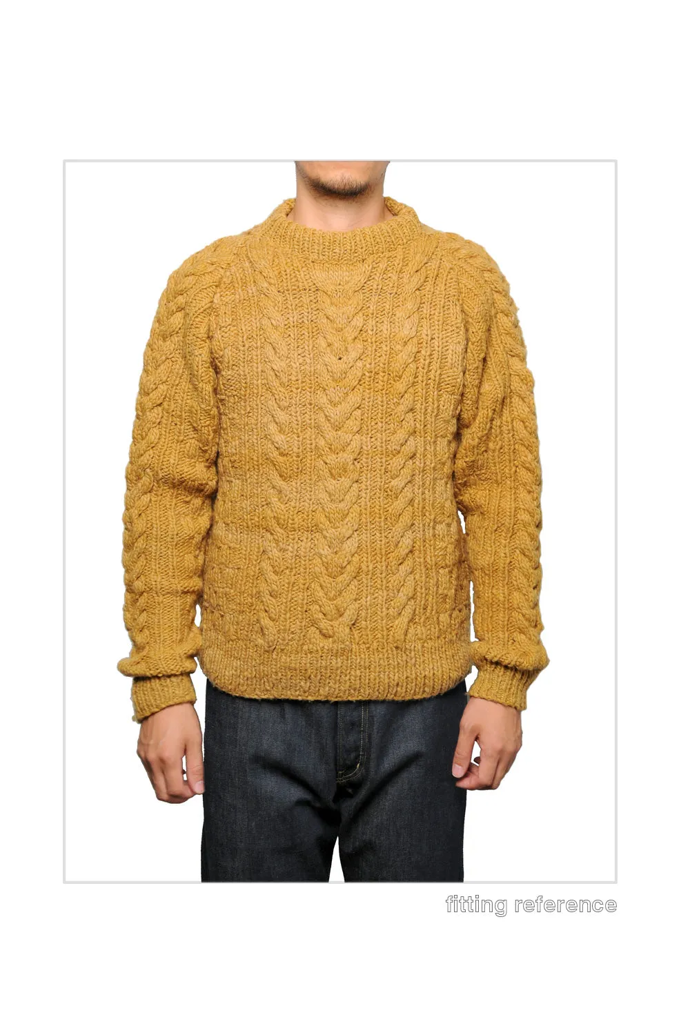 Fisherman Pullover - Navy Heather