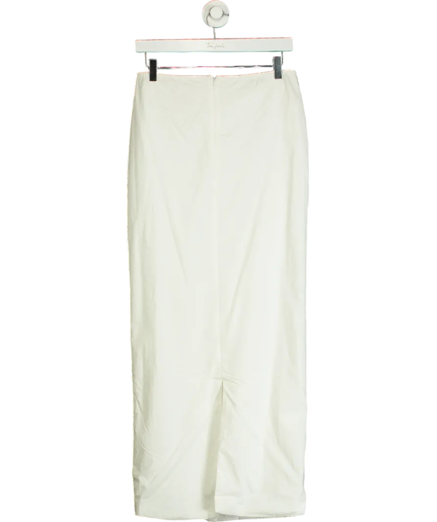 from the offset White Elena Maxi Skirt UK S