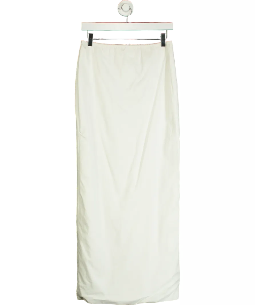 from the offset White Elena Maxi Skirt UK S