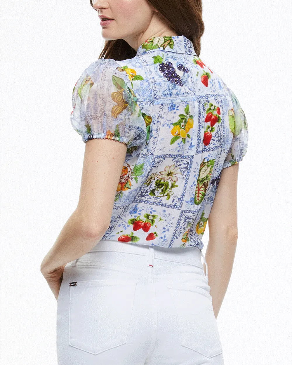Fruit Market Willa Drama Puff Sleeve Blouse