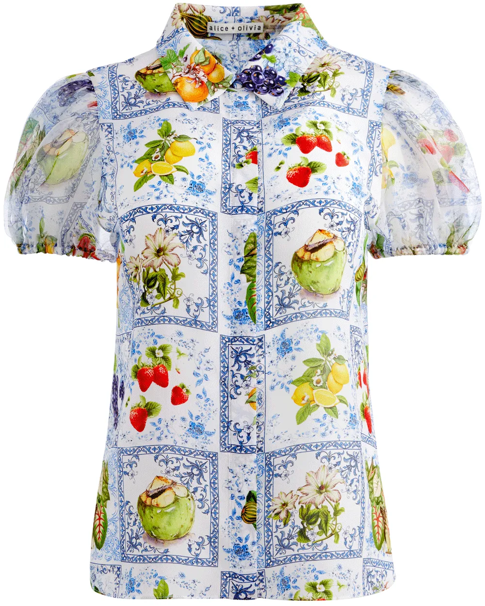 Fruit Market Willa Drama Puff Sleeve Blouse