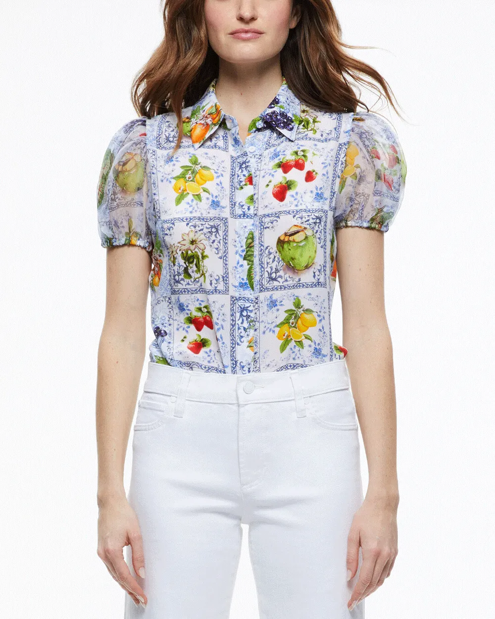 Fruit Market Willa Drama Puff Sleeve Blouse