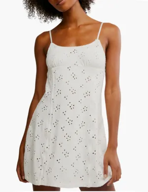 Full Bloom Mini Slip, Ivory