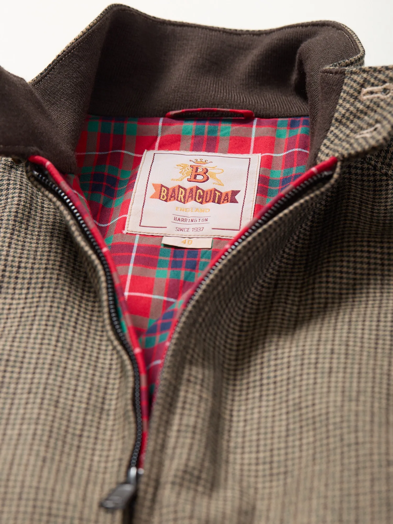 G9 Wool Jacket Pied De Poule Desert