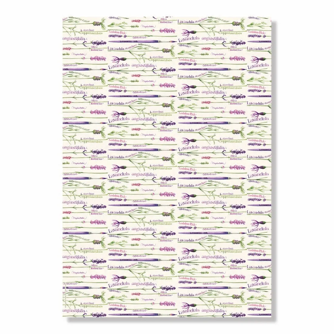 Garden Flowers Floral Wrapping Paper Book