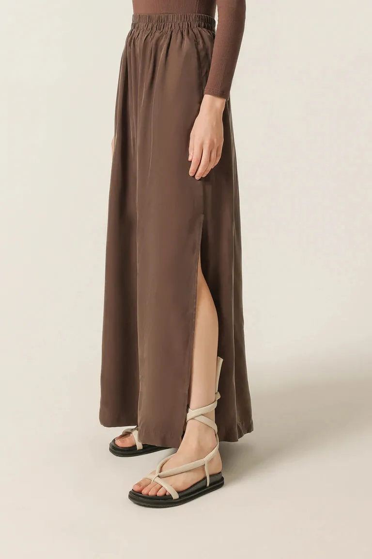 Gia Cupro Skirt Bark
