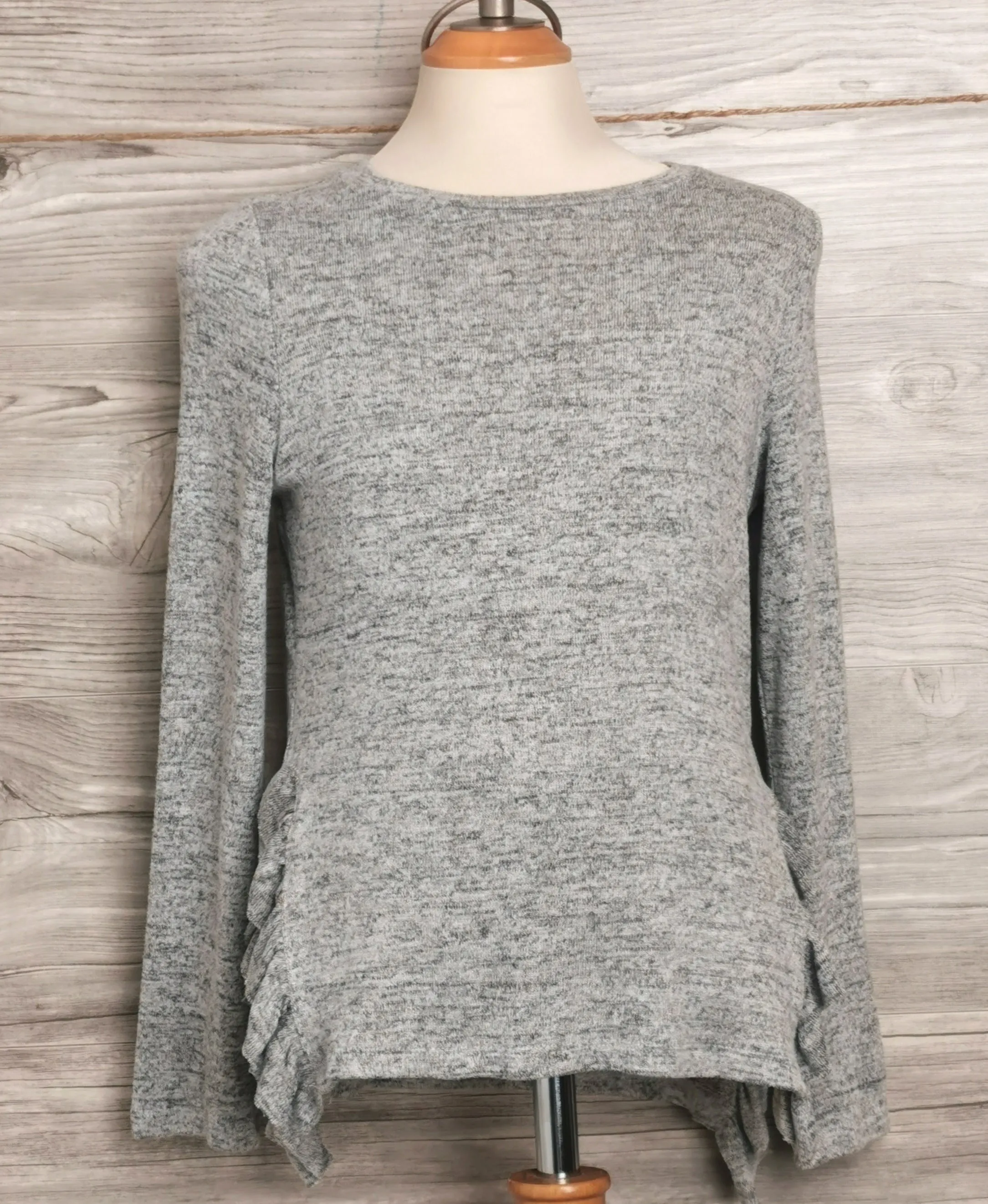 GIRL SIZE MEDIUM (7/8 YEARS) - GEORGE, Super Soft Knit, Open Side Slit Sweater EUC B32