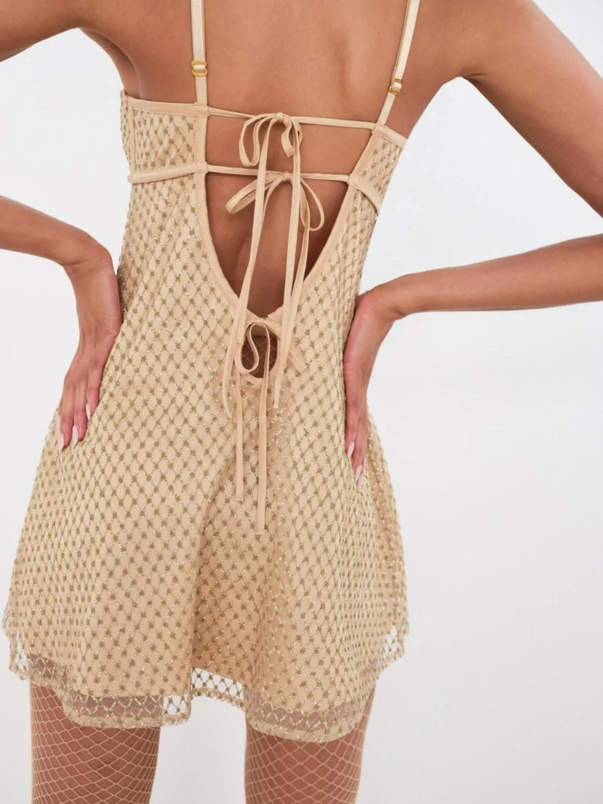 Glitter Slip Dress