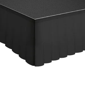 Global Truss GT Stage Deck Wool Serge Pleated Skirt 105 x 100cm