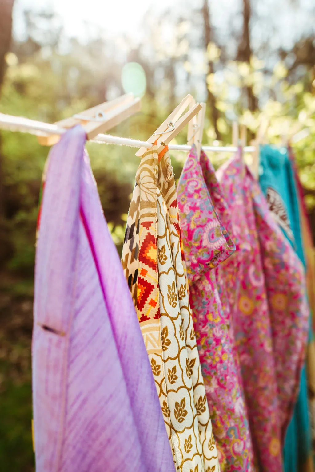 Goddess/Tea Length Up-Cycled Reversible Sari Wrap Skirt #55