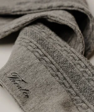 Grey Cable Knit