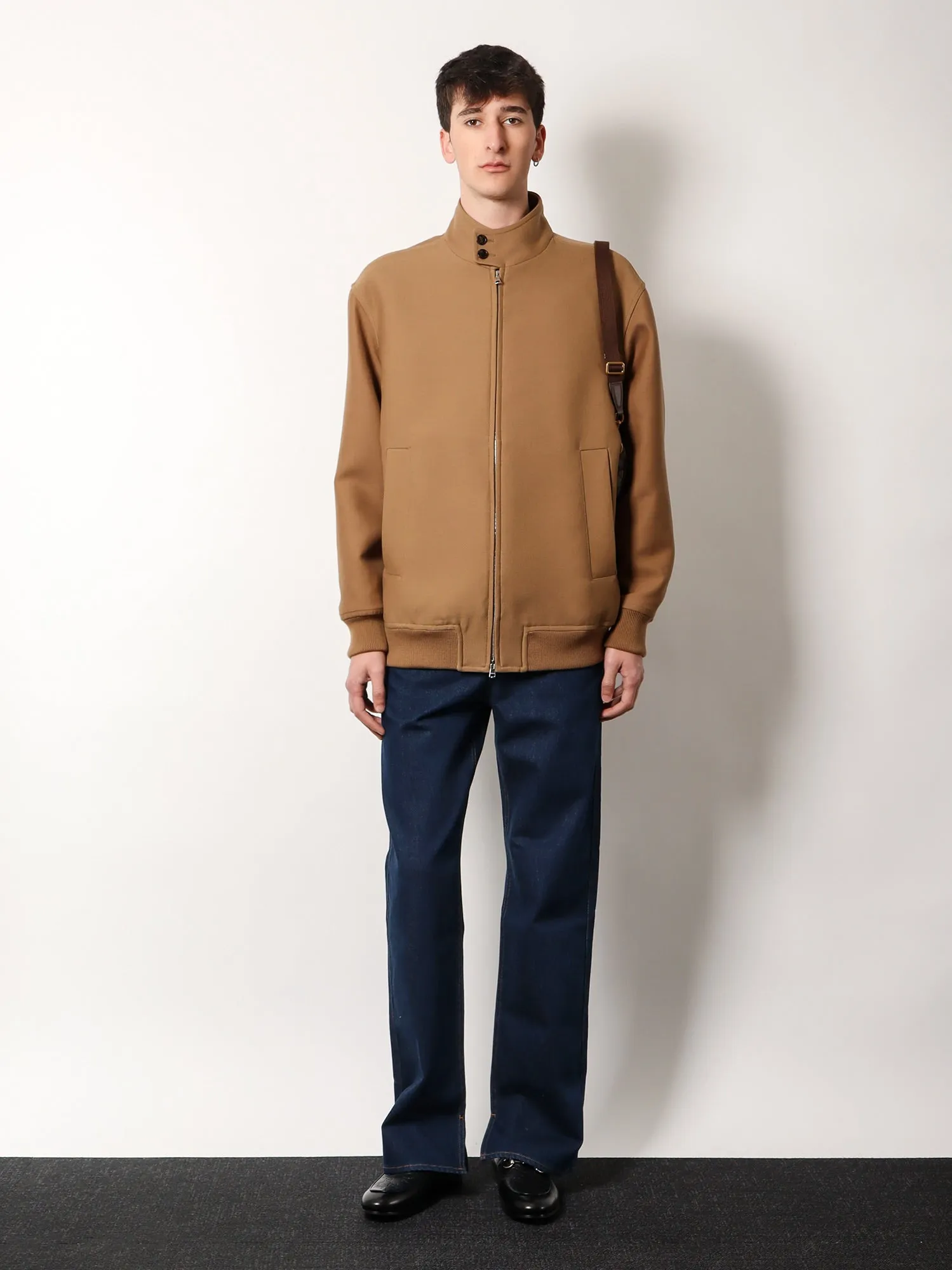 Gucci Wool Jacket With Gg Lining