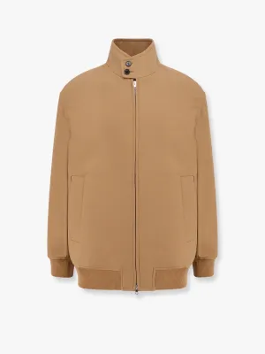 Gucci Wool Jacket With Gg Lining