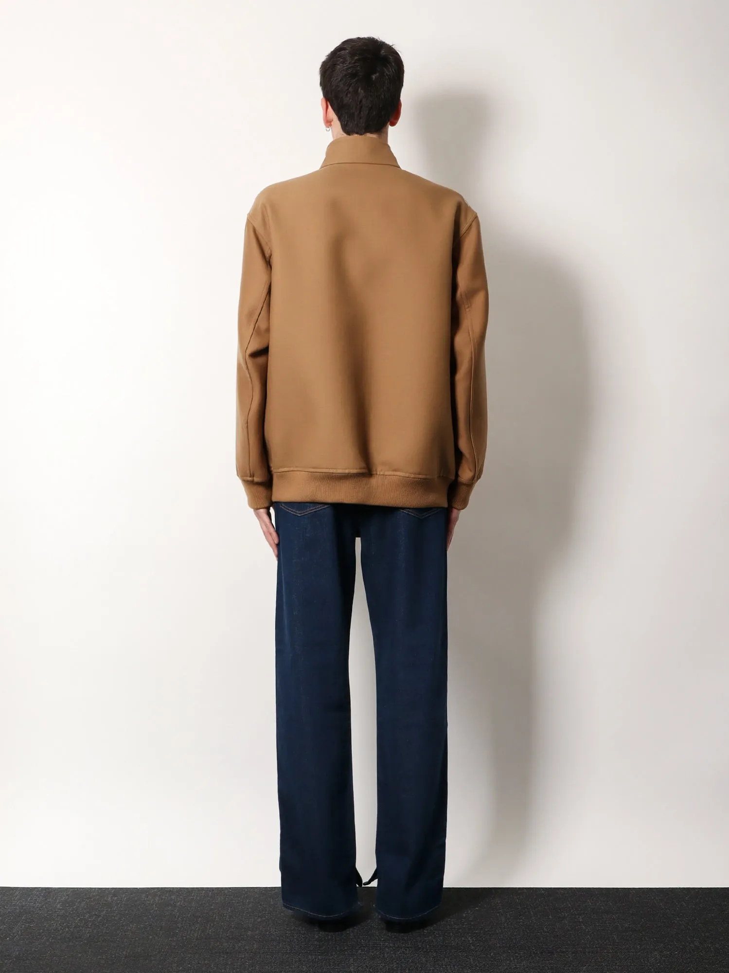 Gucci Wool Jacket With Gg Lining