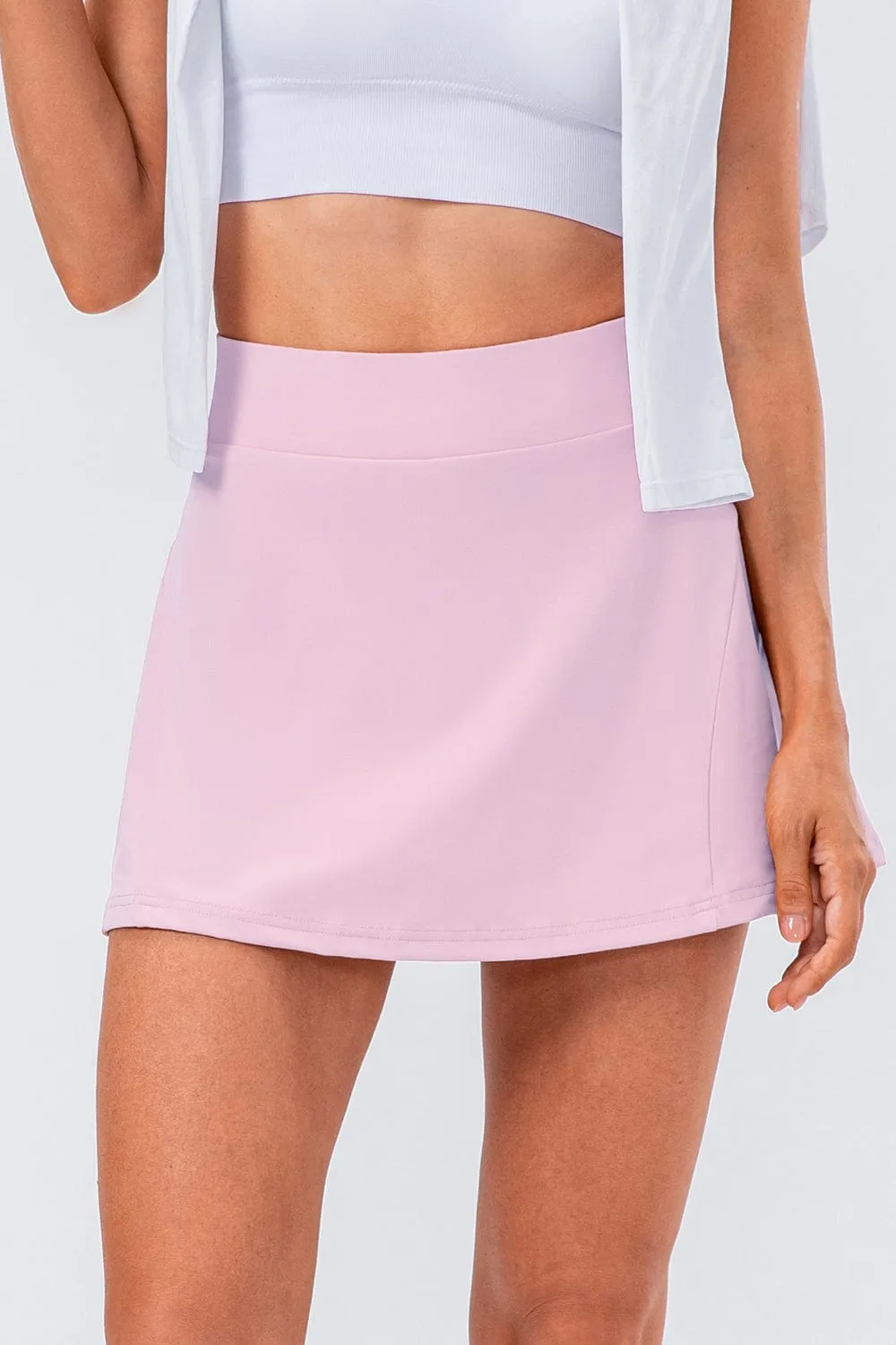 Gypsy-High Waist Pleated Active Skirt