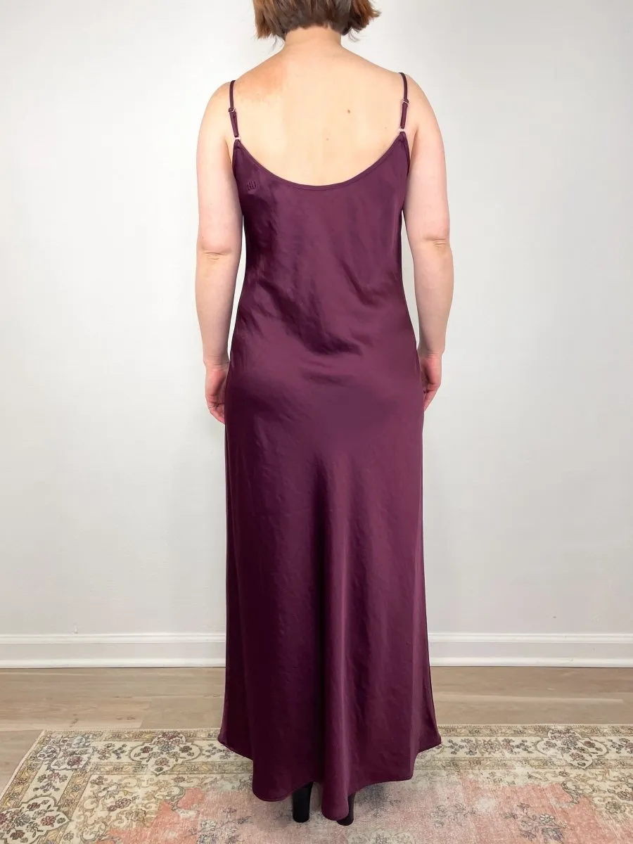 Haley Slip Dress in Grape