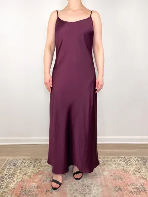 Haley Slip Dress in Grape