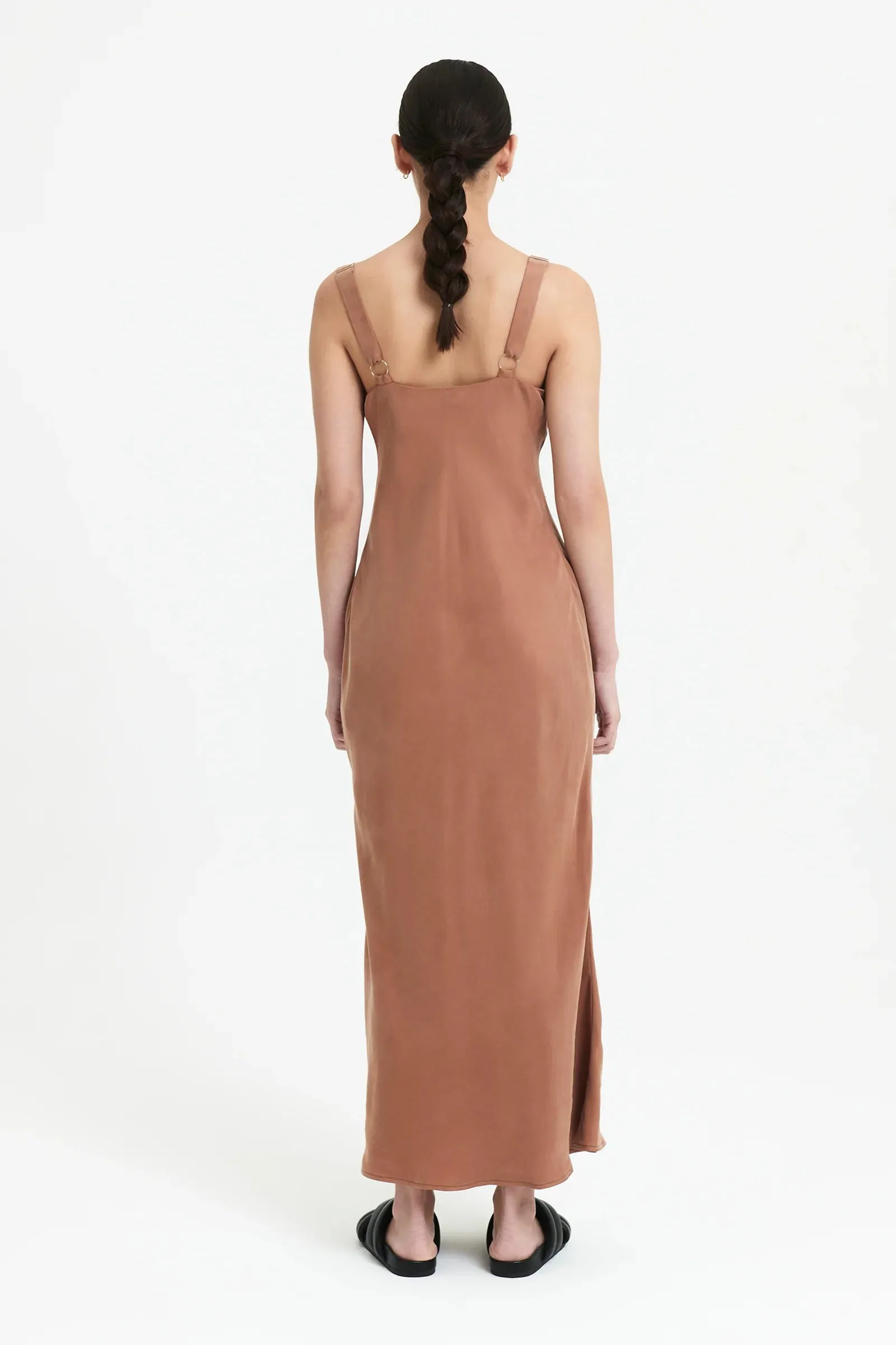 Harlow Slip Dress Terracotta