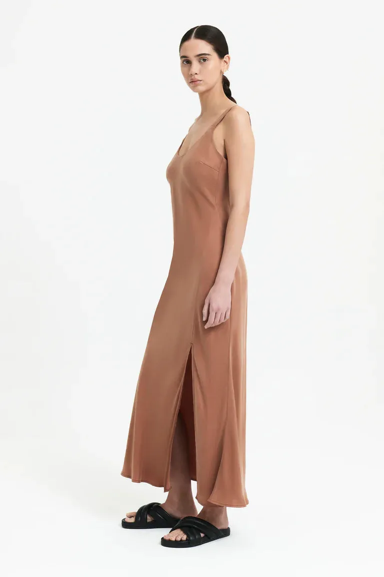 Harlow Slip Dress Terracotta