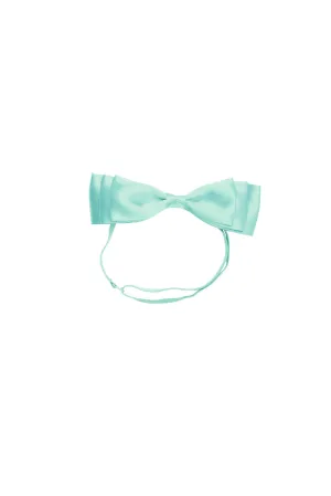 Heather Satin Wrap - Aqua