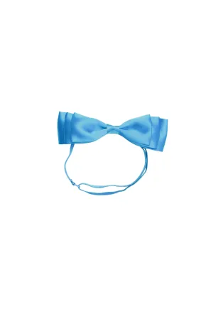 Heather Satin Wrap - Blue