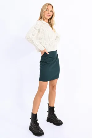 HIGH WAIST MINI SKIRT