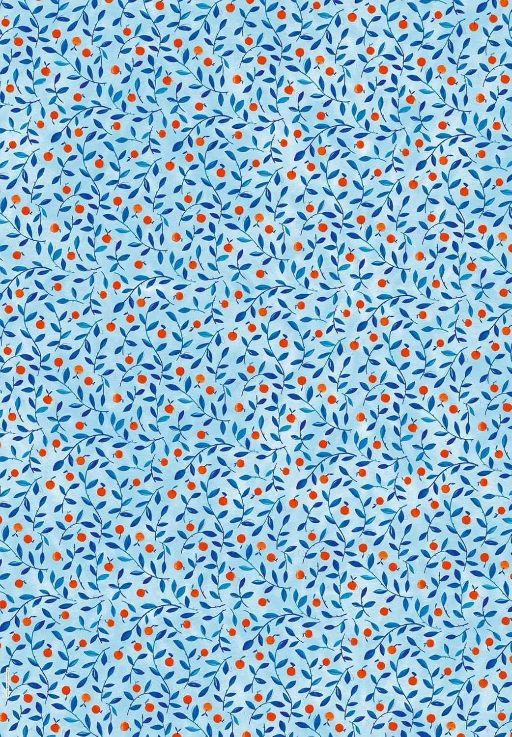 I Love Blue Wrapping Paper Book