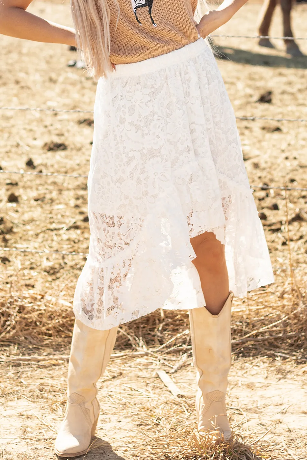 Ivory Whimsy Skirt