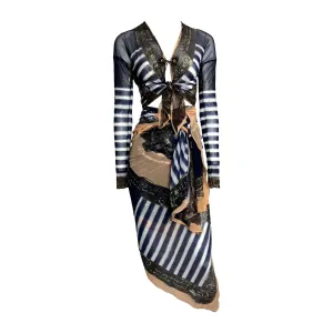 Jean Paul Gaultier Print Wrap Set