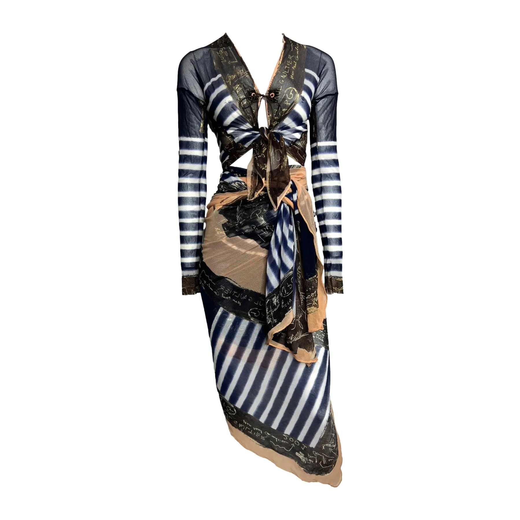 Jean Paul Gaultier Print Wrap Set